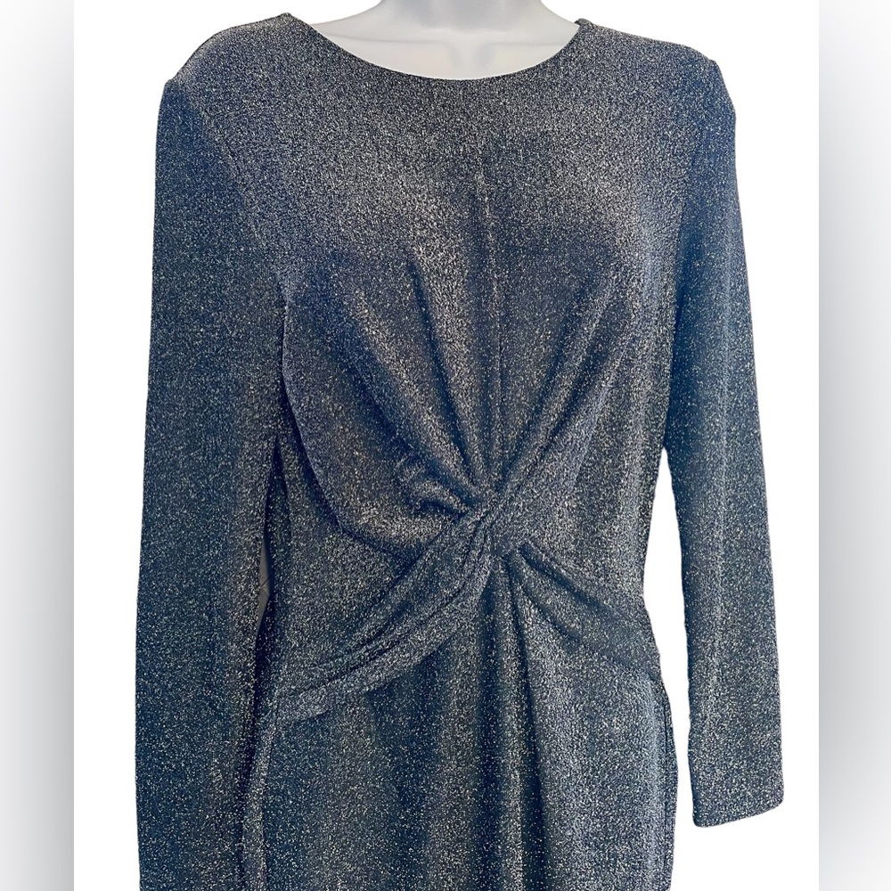 Michael Kors Twist front metallic party dress - Picture 3 of 4